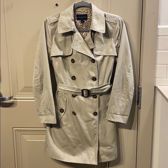 Jackets & Blazers - Banana Republic Cheetah Trench Coat
